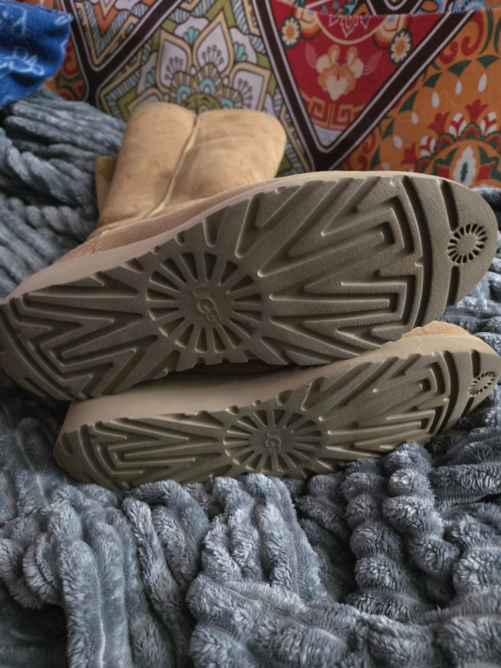 UGG Classic Tall Suede Women’s Boots in Light Brown - Picture 4 of 7